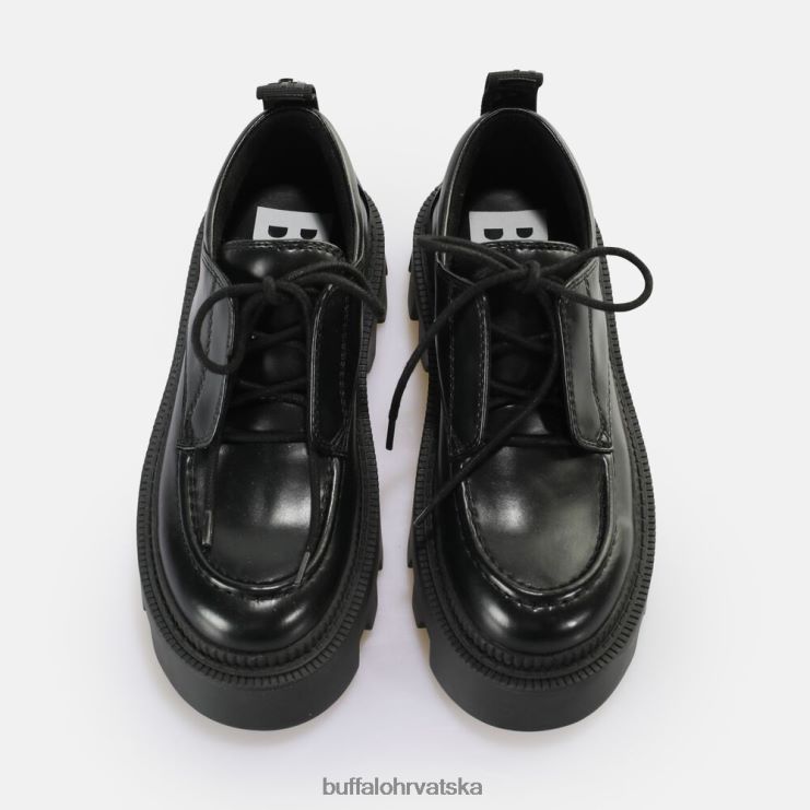 crno Buffalo flora laceup lo veganska mokasina |mokasinke TDD6T766